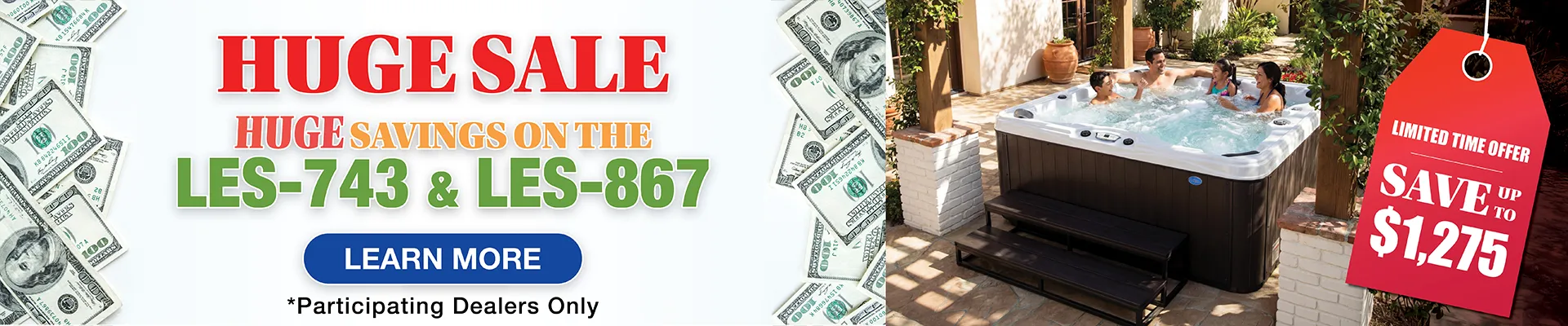 Calspas hot tub being used in a family setting - Sioux Falls